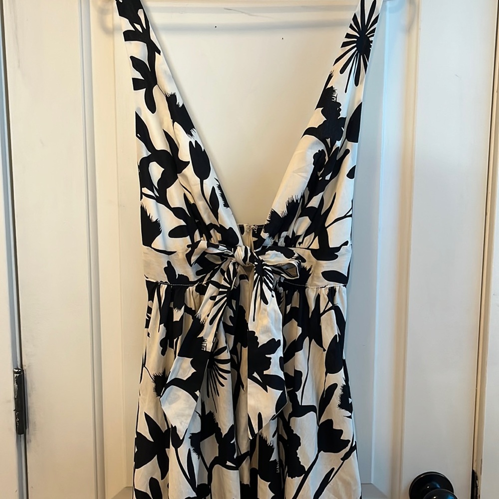 Black and white dress